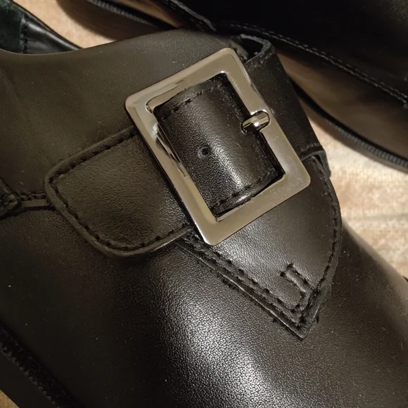 Like New - The Drew Canton Black Leather Shoes, 8W - Picture 4 of 13